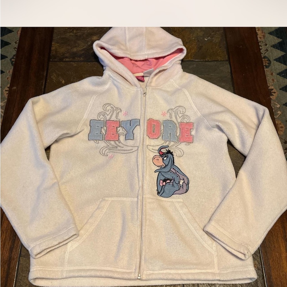 Eeyore Hoodie - Pink and White